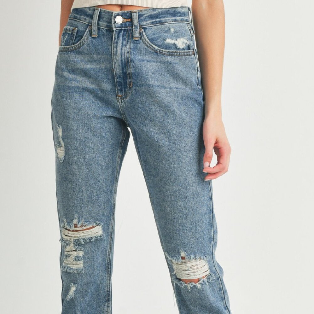Just Black Denim Isa Hip Hugger Crop